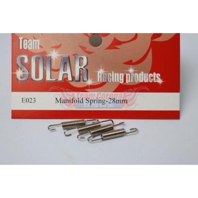 Team Solar 28mm exhaust pipe spring #E023